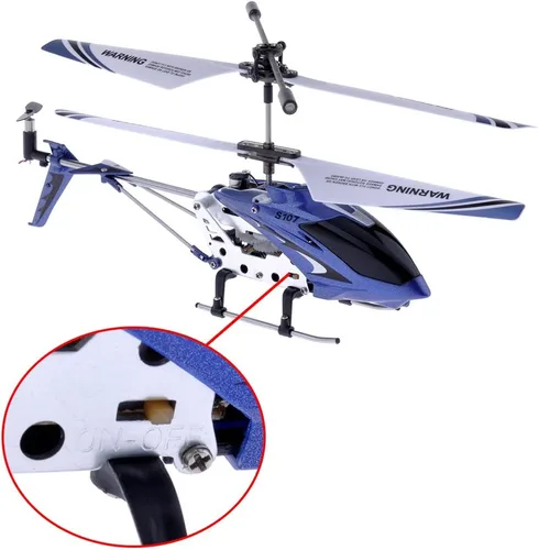 Miniatura 4 de Syma S107 / S107G R / C Helicóptero con giroscopio., Azul