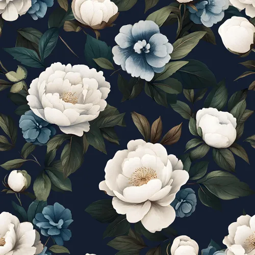 Miniatura 10 de Laatse Papel tapiz floral para despegar y pegar de 17.5 x 118 pulgadas, papel de contacto de flores bohemias, autoadhesivo, extraíble, impermeable