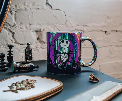 Miniatura 6 de Disney The Nightmare Before Christmas Hypno Jack Skellington - Taza de café grande de 20 onzas para expreso, té
