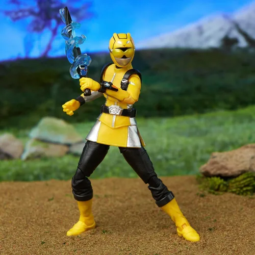 Miniatura 10 de Power Rangers Lightning Collection Beast Morphers Yellow Ranger - Figura de acción a escala de 6 pulgadas, juguetes y figuras de acción para niños a