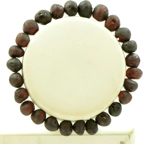 Miniatura 9 de Pulseras de ámbar crudo para adultos hechas con banda elástica, 7 pulgadas, hechas a mano con cuentas de ámbar báltico sin pulir/certificado