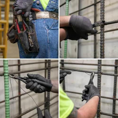 Miniatura 3 de Klein Tools M2017CSTA Alicates de Hierrero de Cabeza Delgada, Fabricados en Estados Unidos, Agarre Acolchado Milkers, Cortadores Laterales