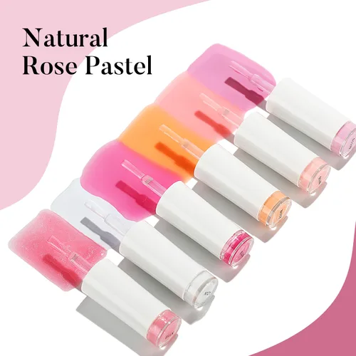 Miniatura 2 de Nicedeco Hema Free Cruelty Free - Esmalte de uñas de gel vegano sin crueldad, 6 unidades de 0.3 fl oz, color nude, rosa, blanco, kit de uñas de gel