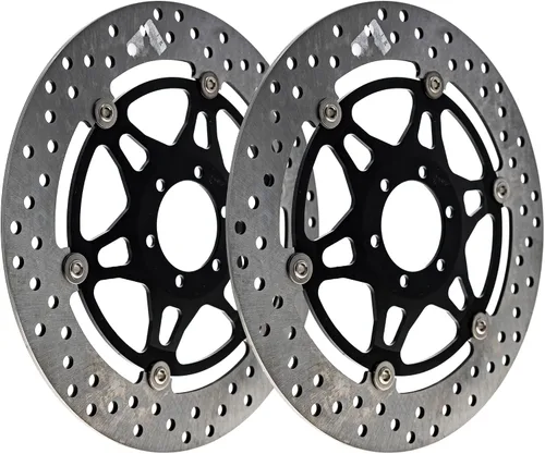NICHE Juego de rotor de freno delantero para KTM Ducati 690 Duke Supermoto R 75609060000 492.4.024.1A motocicleta