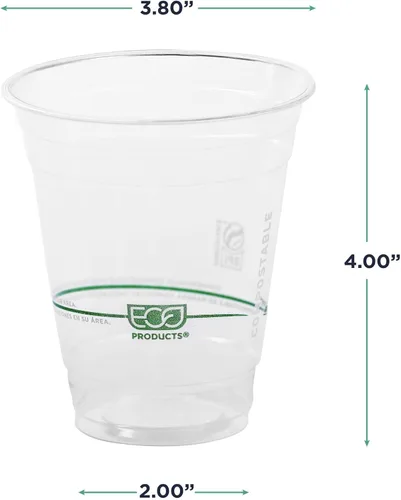 Miniatura 3 de Eco-Products, Inc GreenStripe - Vasos para bebidas frías, Transparente, 1000
