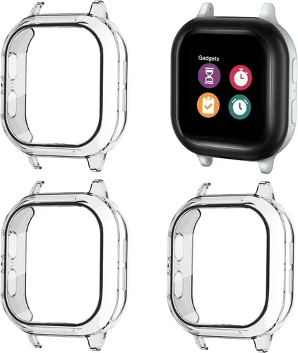 Miniatura 8 de Paquete de 3 fundas compatibles con Gizmo Watch 2 protector de pantalla para niños Funda protectora sensible al tacto Protección duradera