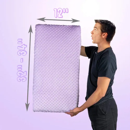 Miniatura 5 de Funda para cambiador de bebé, súper suave, con lunares Minky para bebés, niñas y niños, ultra cómoda, segura para bebés, se ajusta a almohadillas