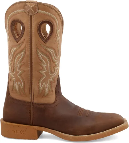 Miniatura 138 de Twisted X Botas Tech X para hombre de 12 pulgadas, botas occidentales casuales para hombre