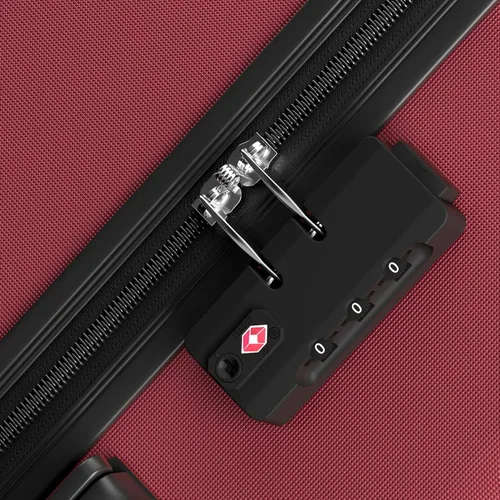 Miniatura 2 de Strenforce El equipaje ligero del ABS establece el conjunto de la maleta de la TSA del lado duro con las ruedas giratorias, E-burdeos