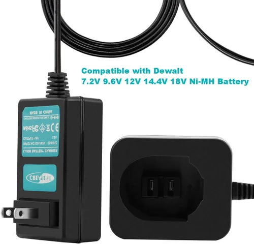 Miniatura 7 de CREABEST Paquete de 2 baterías de repuesto para Dewalt DW9052 DE9062 de 9.6 voltios 3500mAh Ni-MH DW9062 DW926 DW955 DW9061 compatible con Black &