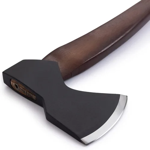 Miniatura 2 de Barebones Hacha de tala - Hoja de acero al carbono - Hacha multiusos - Acentos de cuero - Funda de poliéster