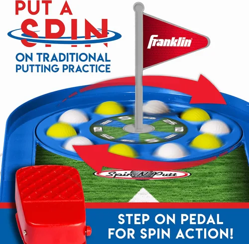 Miniatura 6 de Franklin Sports Juego de golf Spin N Putt