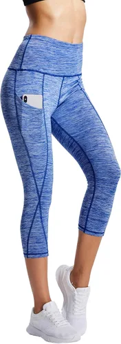 Miniatura 3 de NELEUS Pantalones de entrenamiento de cintura alta con control de abdomen para mujer