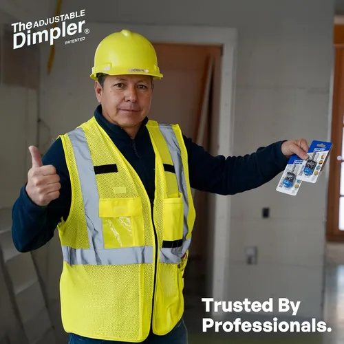 Miniatura 8 de Ajustable DIMPLER® - Broca para paneles de yeso y accesorio para pistola de tornillos, convierte el taladro en una pistola de tornillos para paneles