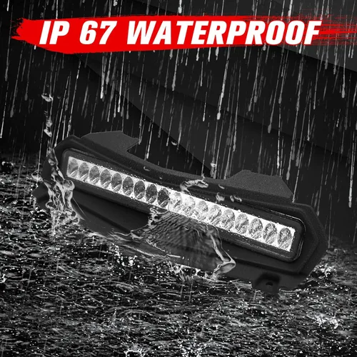Miniatura 4 de A & UTV PRO Luz LED de Scoop de Capó para Yamaha Wolverine RMAX 1000 RMAX2/RMAX4 2021 2022 2023 2024 2025, Barra de Luz Auxiliar Delantera