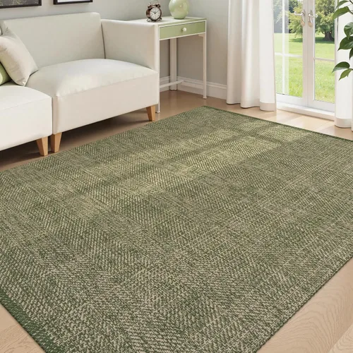 Miniatura 54 de LEEVAN - Alfombras lavables para cocina de 3 x 5 pies, alfombra de color crema para dormitorio, alfombra de algodón tejida para entrada, alfombra