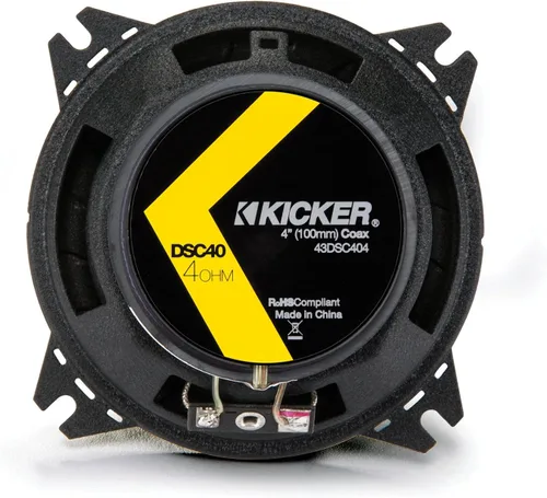 Miniatura 3 de (2) Kicker 43DSC404 - Altavoces coaxiales para automóvil de 4 pulgadas y 4 ohmios - (1) par