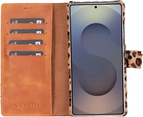 Miniatura 138 de Venito Florence - Funda de piel compatible con Samsung Galaxy S9, extra segura con bloqueo RFID, cartera desmontable para teléfono (gris decolorado)