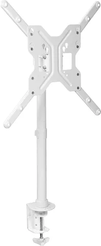 Miniatura 11 de VIVO Soporte de escritorio para TV y monitor de pantalla ultra ancha, altura ajustable y soporte de inclinación para pantallas de hasta 42 pulgadas