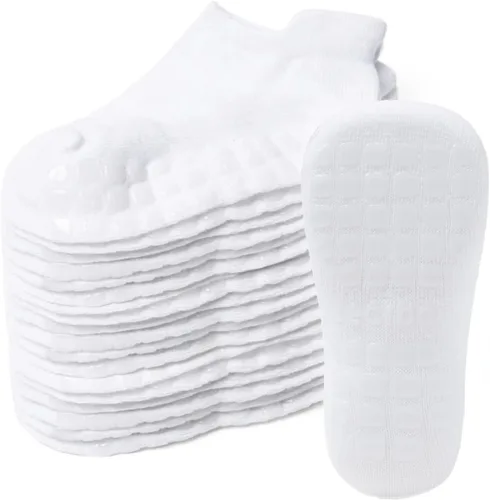 Miniatura 18 de Calcetines tobilleros antideslizantes para bebés con agarraderas para caminar de 0 meses a 7 años