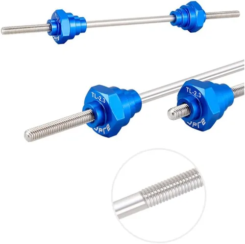 Miniatura 2 de Rueda de bicicleta Truing Stand Thru Axle Adapter 12/15/0.787 in herramienta de buje libre (Azul)