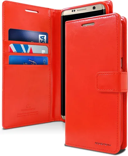 Miniatura 46 de GOOSPERY Blue Moon Wallet para Samsung Galaxy Note 10 Case (2019) Funda de cuero con tapa (Negro)