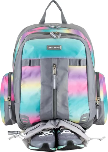 Miniatura 9 de Eastsport Mochila extragrande expandible con funda para laptop de 15 pulgadas, bolsa de viaje para negocios, universidad y trabajo, Talla única, se
