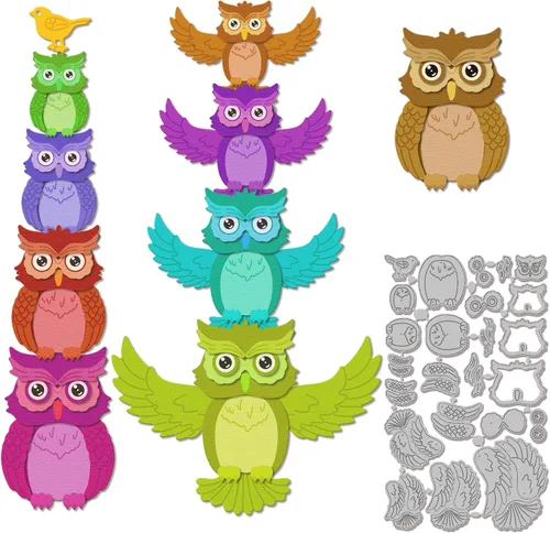 Miniatura 11 de GLOBLELAND Troqueles de corte para perros y gatos, huesos y garras, plantillas de estampado de corte de animales lindos para álbumes de recortes