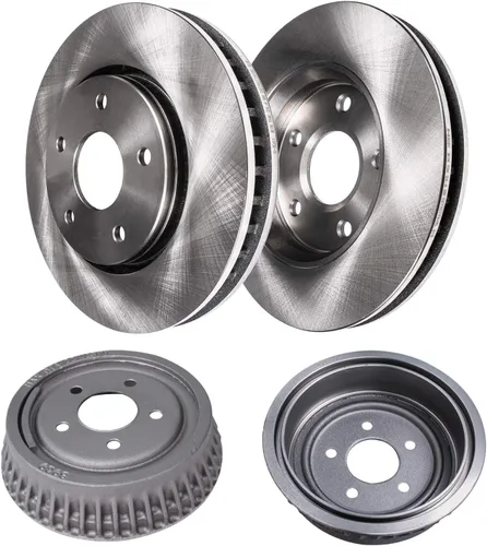 Miniatura 39 de Detroit Axle - Rotores de freno traseros para Volkswagen Beetle Jetta Golf SportWagen Audi A3 2010 2011 2012 2013 2014 2015 2016 2017 2018 2019