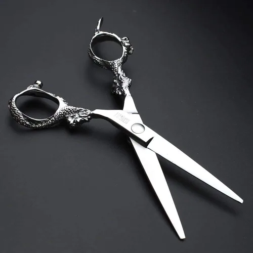 Miniatura 5 de Tijeras de corte de pelo, tijeras profesionales de peluquería de 6 pulgadas, uso doméstico para hombre, mujer, adultos, niños, bebés