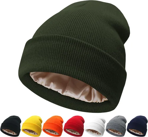 Miniatura 25 de NPQQUAN Unisex Beanie Hats for Men Women Winter Knit Beanies