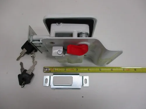 Miniatura 3 de Cerradura con llave para puerta de entrada de remolque RV Camper con cerrojo / 4 llaves