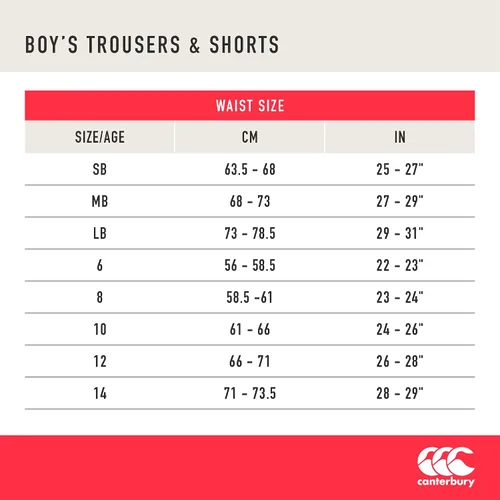 Miniatura 7 de Canterbury Junior - Pantalones cortos profesionales para niños