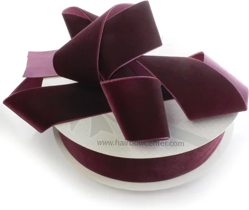 Miniatura 13 de Cinta de terciopelo de 2 pulgadas de un solo lado, suave felpa de lujo, ribete para manualidades para lazos para el cabello, costura, envoltura