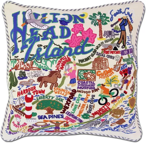 Miniatura 131 de Catstudio Almohada decorativa bordada a mano de Texas