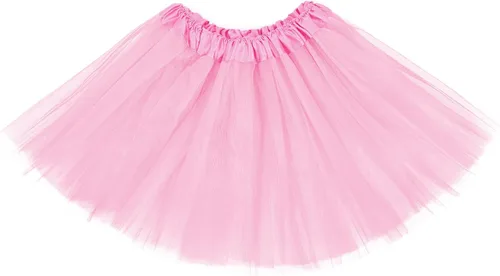 Miniatura 133 de Century Star Tutú de 4 capas para niñas pequeñas, faldas de ballet de tul para baile de princesa, esponjoso, para fiestas de cumpleaños de 2 a 8 años