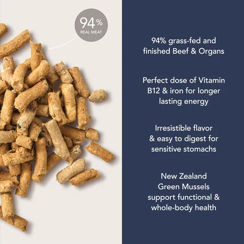 Miniatura 4 de K9 Natural Complemento Alimenticio Liofilizado para Perros con Ingredientes Verificados, Mezcla de Carne de Órganos para Apoyo Digestivo, Alimento