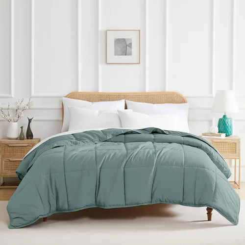 Miniatura 32 de Edredón ligero Southshore Fine Linens Vilano Springs, Microfibra, Bone, Full/ Queen Hueso