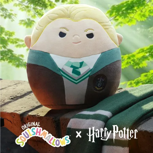 Miniatura 2 de Squishmallows Peluche original de Draco Malfoy de 10 pulgadas de Harry Potter, ultrasuave y oficial de Jazwares (tamaño mediano)