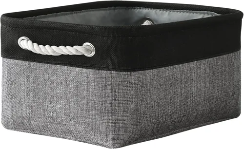 Miniatura 41 de TheWarmHome Contenedores de almacenamiento para estantes, tamaño mediano, 3 unidades, 13.8 pulgadas de largo x 9.8 pulgadas de ancho x 6.7 pulgadas