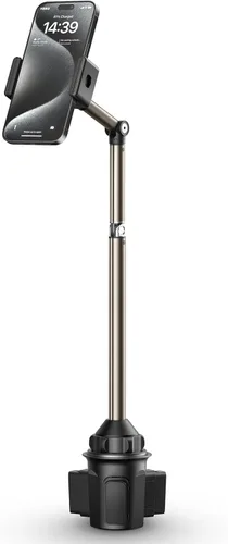 Miniatura 9 de JSAUX Soporte Universal con Portavasos para Teléfono Plegable, Soporte para Coche y Camión Compatible con iPad Mini, Samsung Galaxy Z Fold 6/5/4