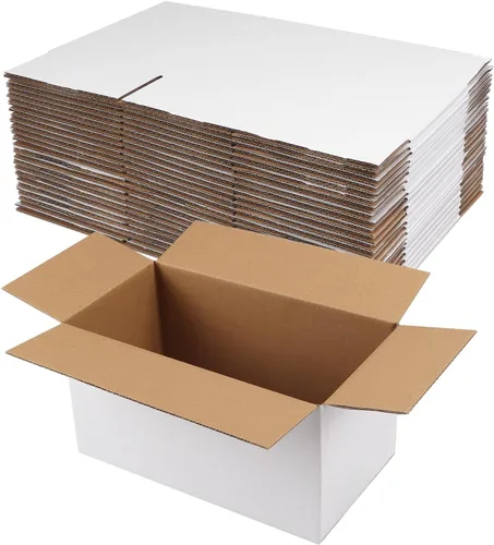 Miniatura 15 de Hoikwo Paquete de 40 cajas de envío de 4 x 4 x 2 para pequeñas empresas, cajas de cartón de embalaje negras, caja de embalaje de correo móvil