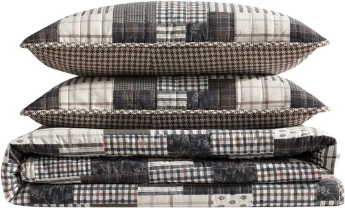 Miniatura 9 de Eddie Bauer - Juego de edredón twin, ropa de cama de algodón naturalmente suave con una sensación ligera para comodidad durante todo el año
