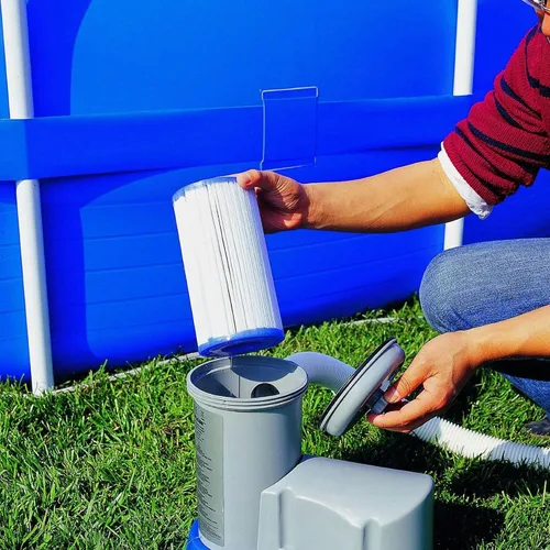Miniatura 8 de Bestway 58095E - Cartucho de repuesto tipo IV o tipo B para bombas de filtro de 2500 galones por hora para mantener el agua de la piscina limpia