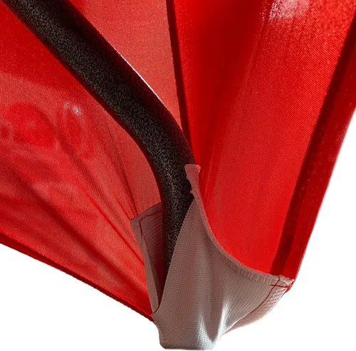 Miniatura 7 de YOUR CHAIR COVERS - Fundas de elastano rectangulares para mesas de 6 pies, mantel ajustado para eventos de boda, decoraciones de patio, tela Rojo