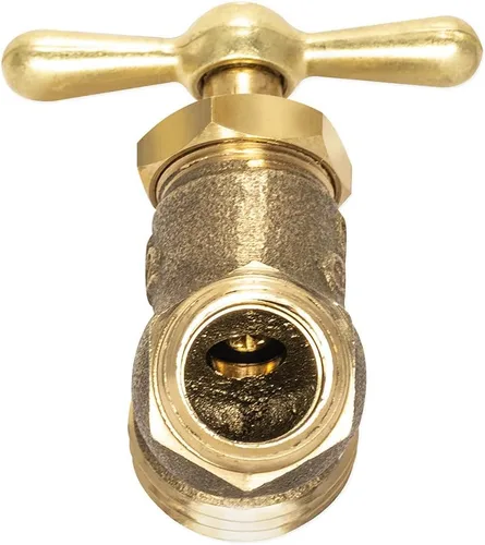 Miniatura 5 de Eastman Babero de manguera sin torceduras macho, conexión MIP de 1/2 pulgada, accesorio de plomería de latón, 20205