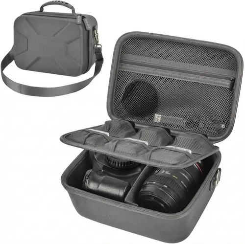 Miniatura 11 de Funda para cámara Canon Eos Rebel T7/R50/R100 Mark II/R50V/R10/R5/R6/R8 Mark IV/SL3/para cámaras Sony Alpha DSLR SLR, bolsa de viaje para cámara sin