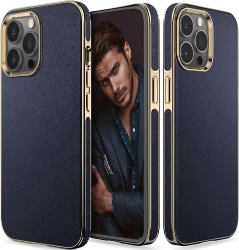 Miniatura 26 de LOHASIC Funda de piel diseñada para iPhone 13, funda clásica de lujo, suave, antiarañazos, a prueba de golpes, compatible con iPhone 13 de 6.1