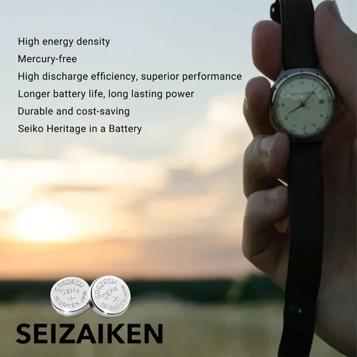 Miniatura 6 de 321 SR616SW - 10 pilas para reloj de óxido de plata sin mercurio, 1,55 V, fabricadas en Japón por Seiko