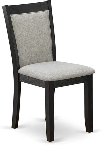 Miniatura 9 de East West Furniture DMMZ5-AB6-06 - Juego de mesa de comedor de 5 piezas para 4 personas, incluye una mesa de cocina redonda con Dropleaf y 4 sillas